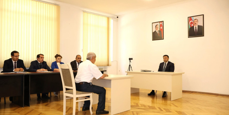 Göyçay Rayon İcra Hakimiyyətinin başçısı Orxan Mürsəlov növbəti vətəndaş qəbulu keçirib