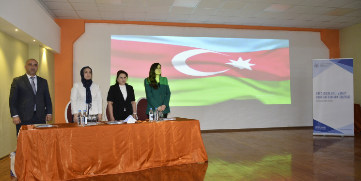 Göyçay rayonunda “Gənc nəslin milli-mənəvi dəyərlər ruhunda tərbiyəsi” mövzusunda regional seminar-treninq keçirildi